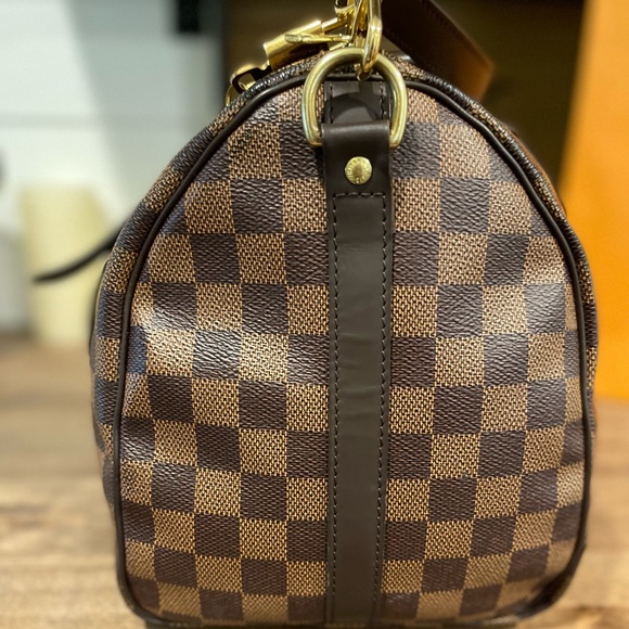 Authentic Louis Vuitton Speedy Bandoulière 30 Damier Ebene - Picture 9 of 13